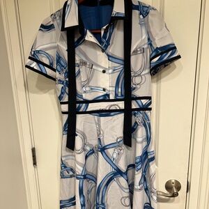 Scofield Iconic Chain Pattern Dress